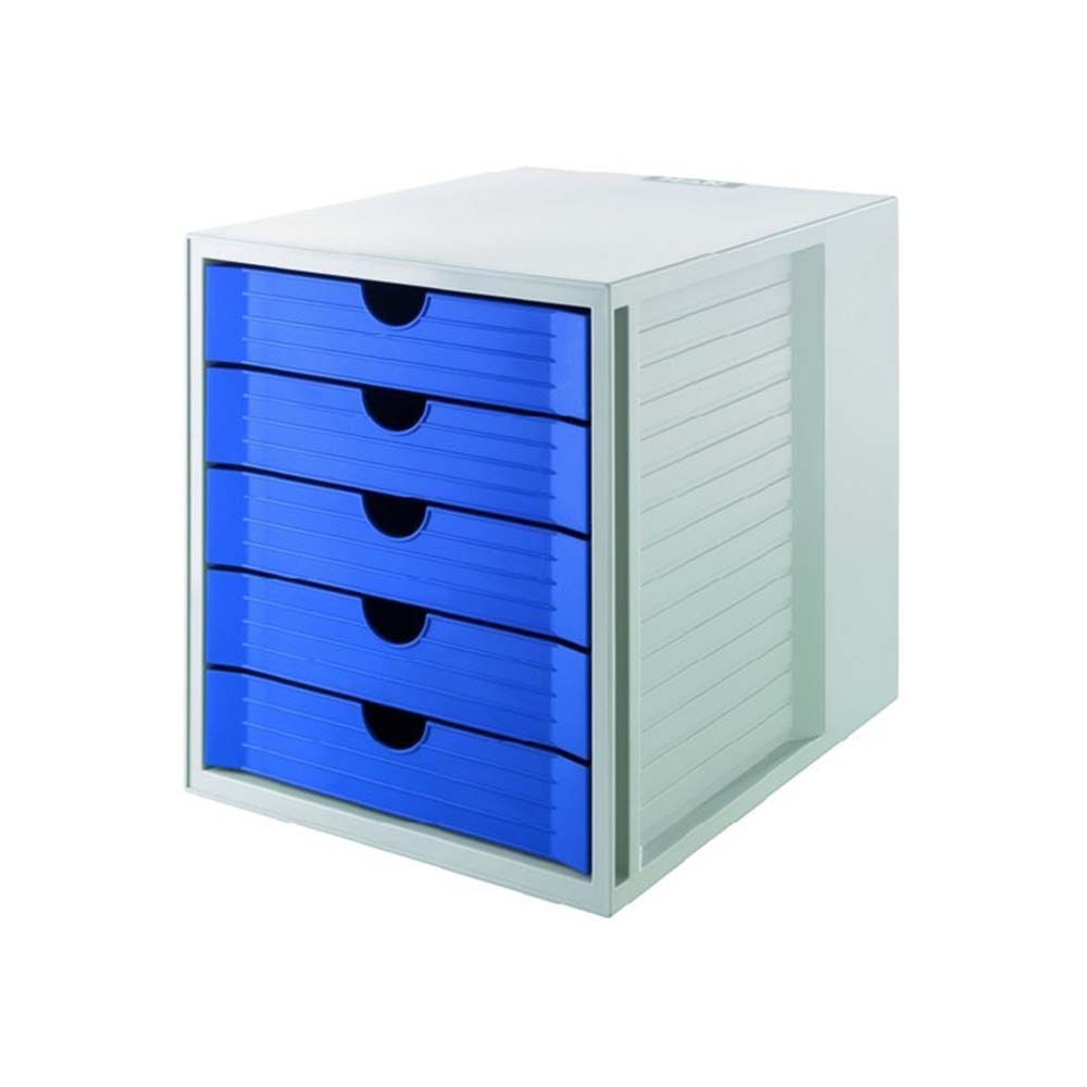 Police za dokumentaciju Han System Box 5 fioka - Plava