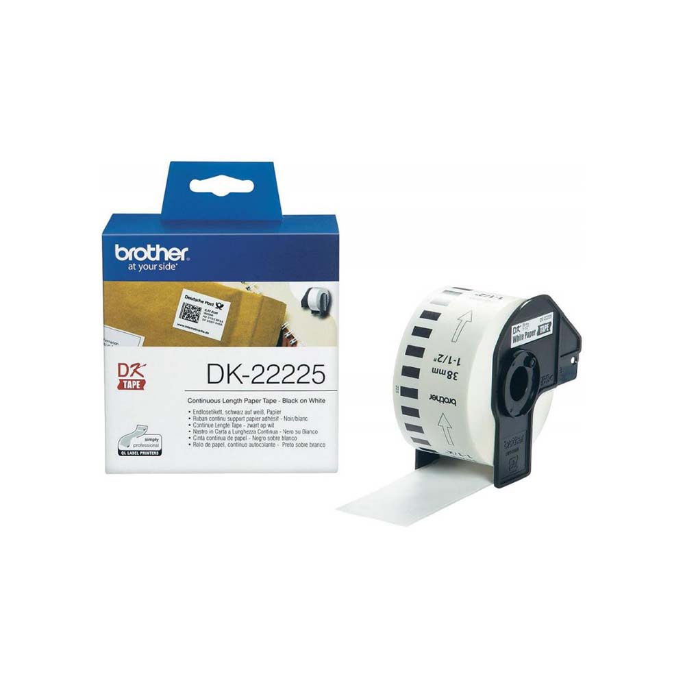 Kontinuirana traka lepljiva bela Brother DK22225 38mm x 30.48m