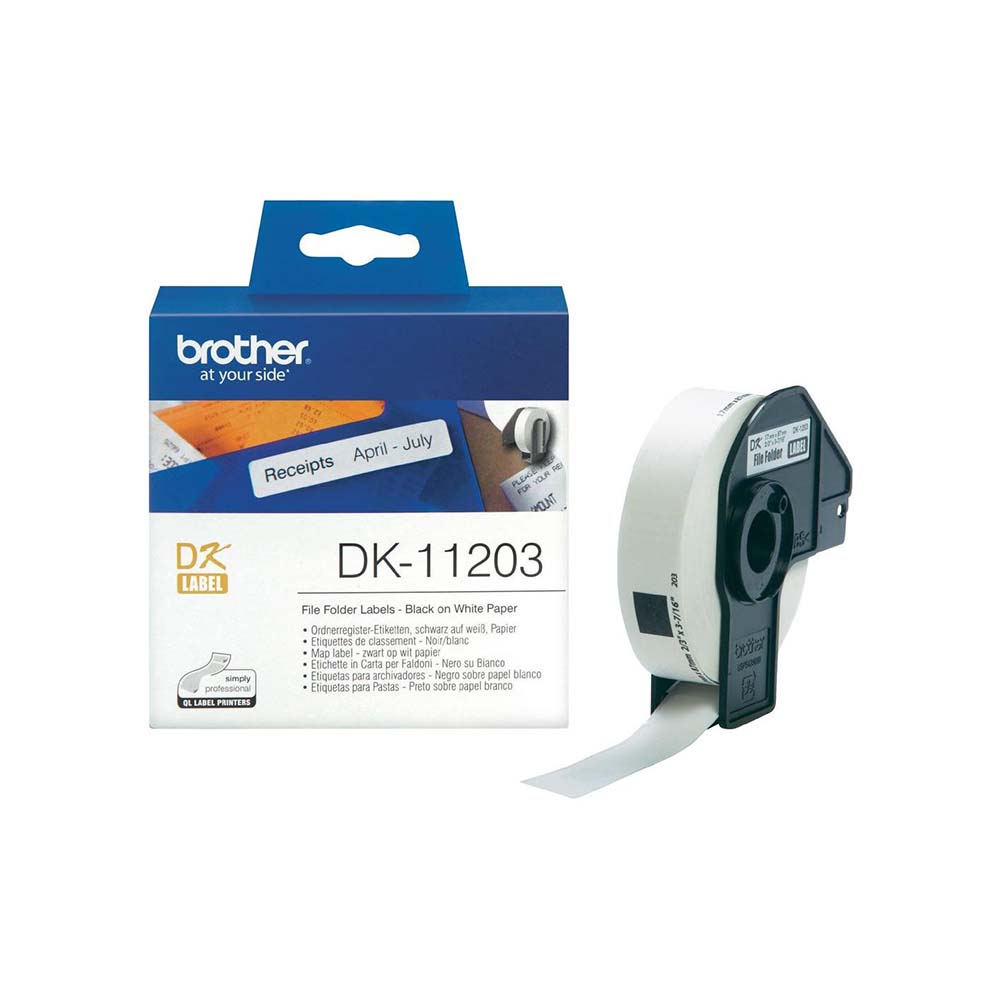 Nalepnica za fascikle Brother DK11203 17mm x 87mm x 300kom