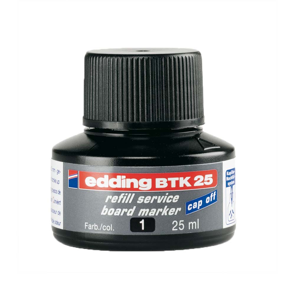 Refil za board marker Edding BTK-25 25ml - Crna