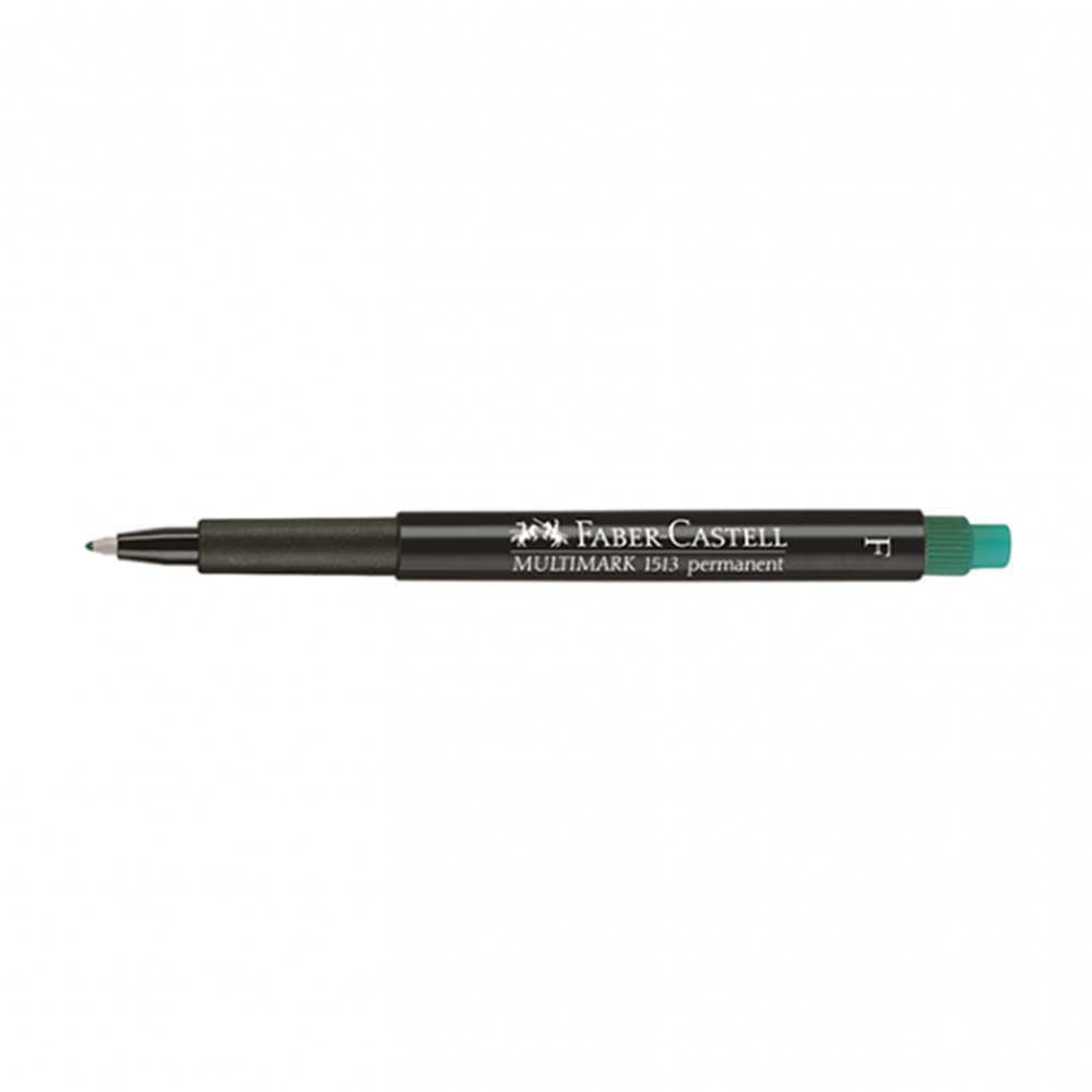 OHP marker Faber Castell F 0.6mm - Zelena