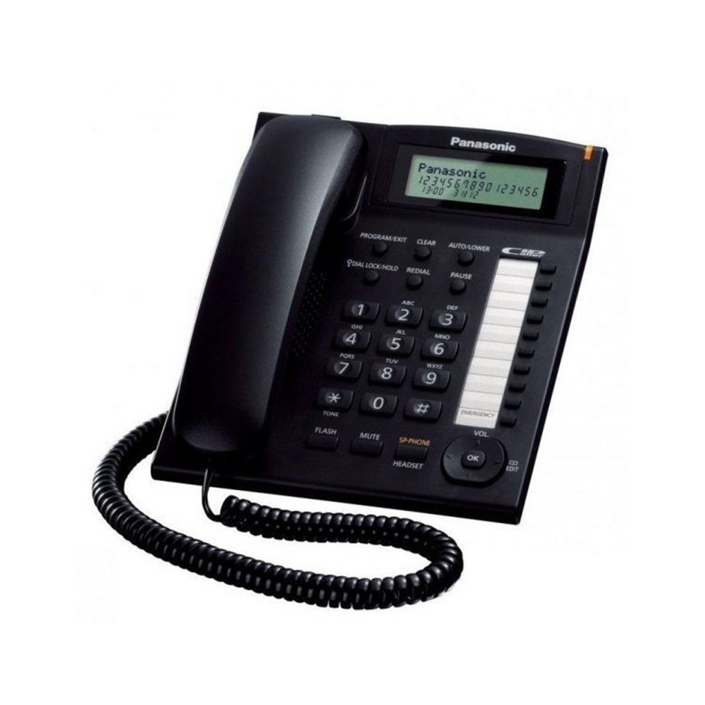 Žični telefon Panasonic KX-TS880 - Crna