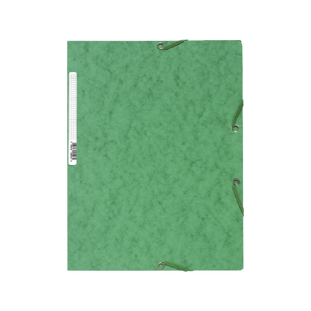 Fascikla Exacompta sa klapnom i gumicom A4 chartreuse - Zelena