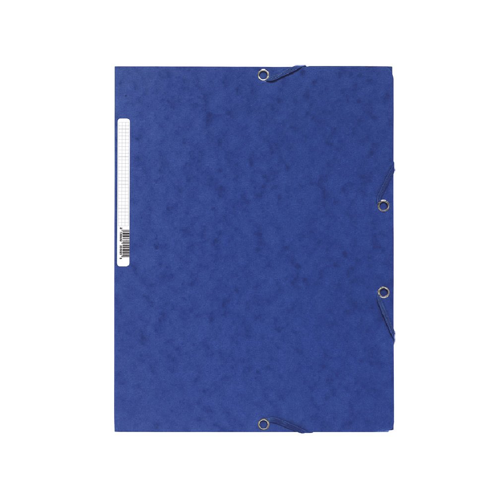 Fascikla Exacompta sa klapnom i gumicom A4 chartreuse - Plava