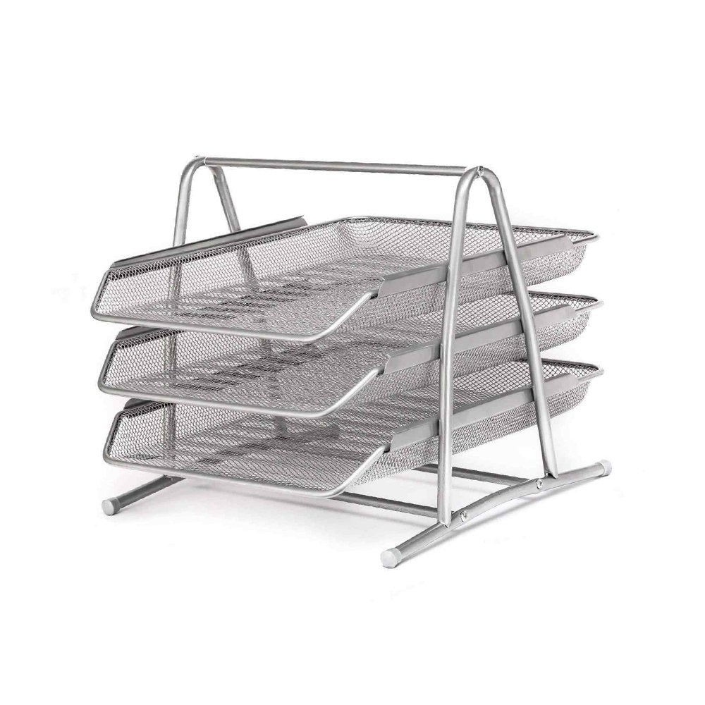 Polica za dokumentaciju 1/3 žičana - Siva