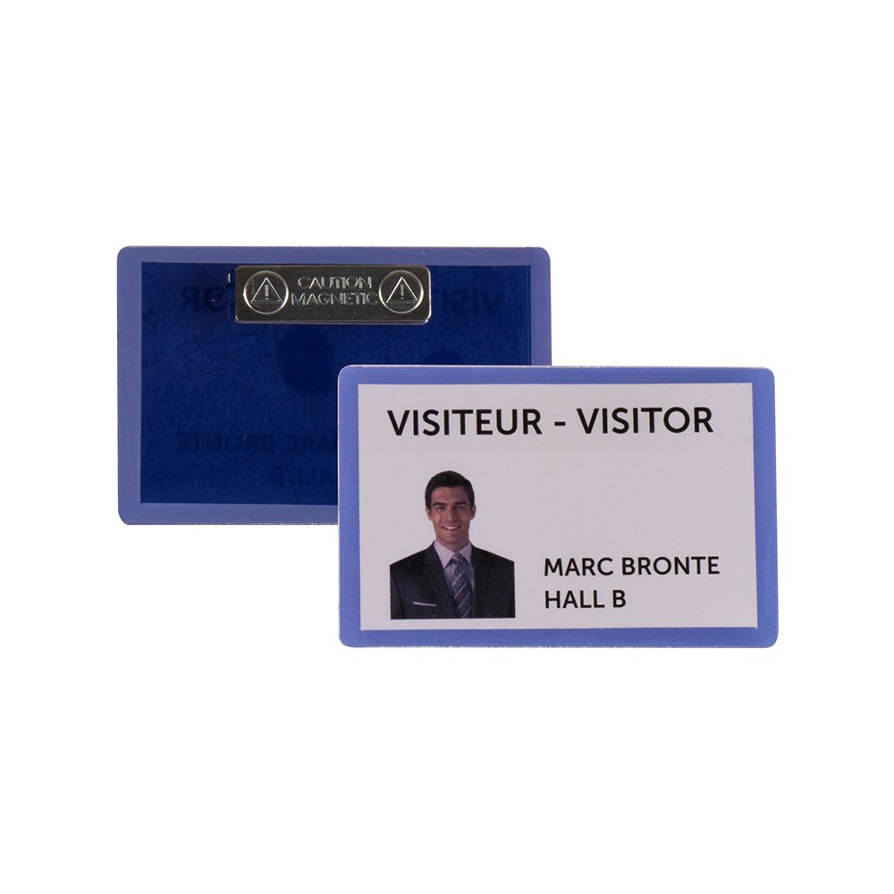 Bedž za ID karticu Tarifold sa magnetom 1/25 - Plava