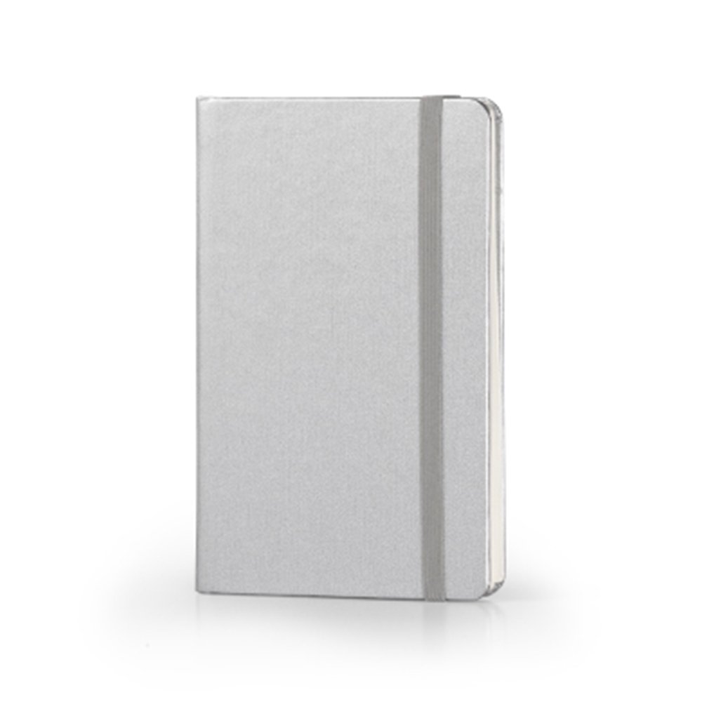 Notes A6 sa elastičnom trakom Toto Mini - Srebrna