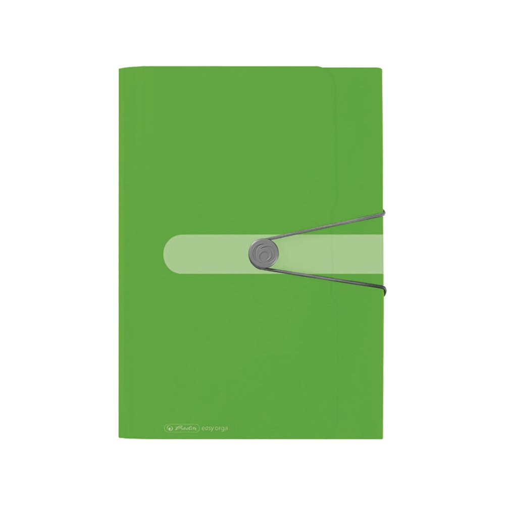 Fascikla Herlitz sa gumicom i 12 pregrada - Svetlo zelena