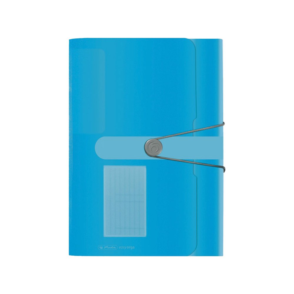 Fascikla Herlitz sa gumicom i 12 pregrada - Svetlo plava