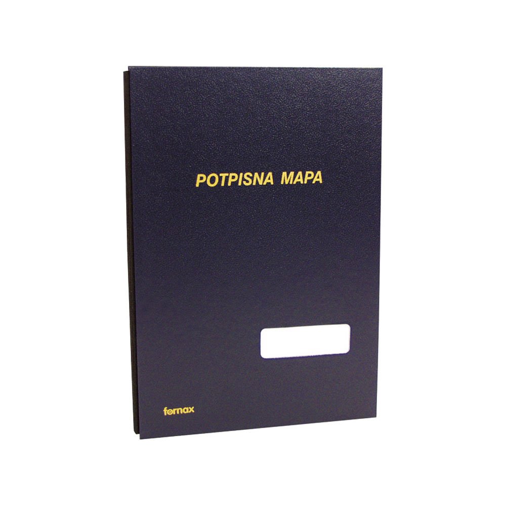 Potpisna mapa Fornax sa 11 pregrada - Plava