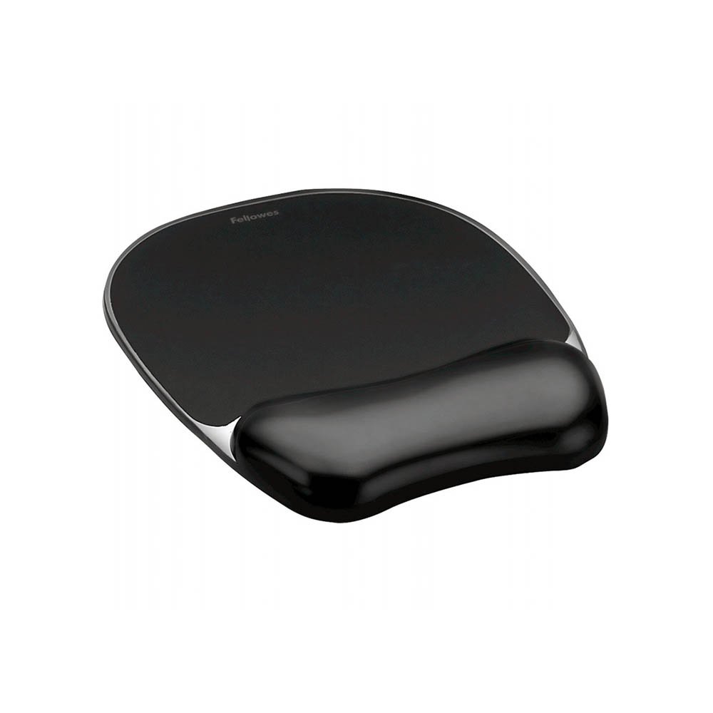 Podloga za miša sa odmaračem zgloba Fellowes Crystals gel - Crna