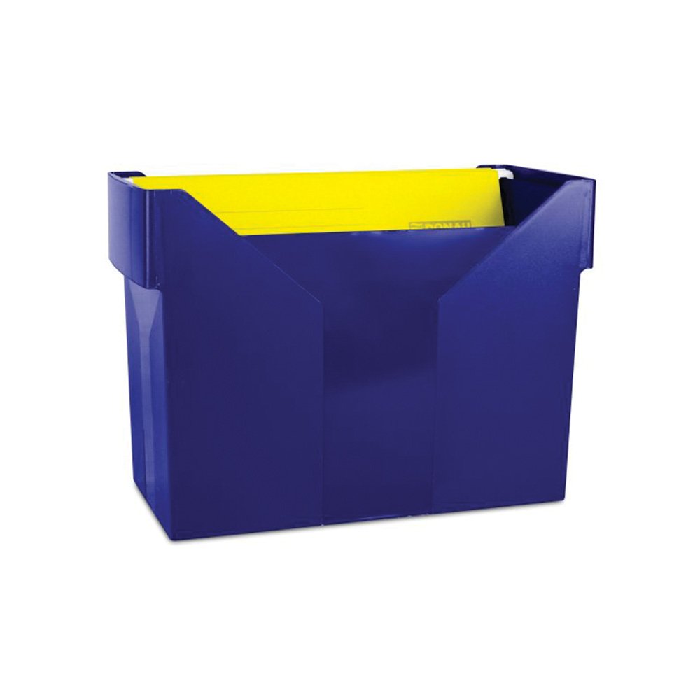 Kutija za viseće fascikle DONAU 33-V + 5 fascikli - Crvena