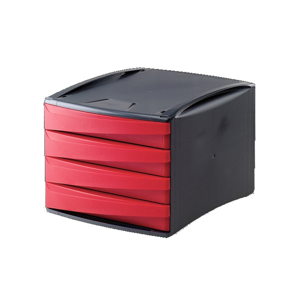 Police za dokumentaciju Fellowes G2D 4 fioke - Crvena