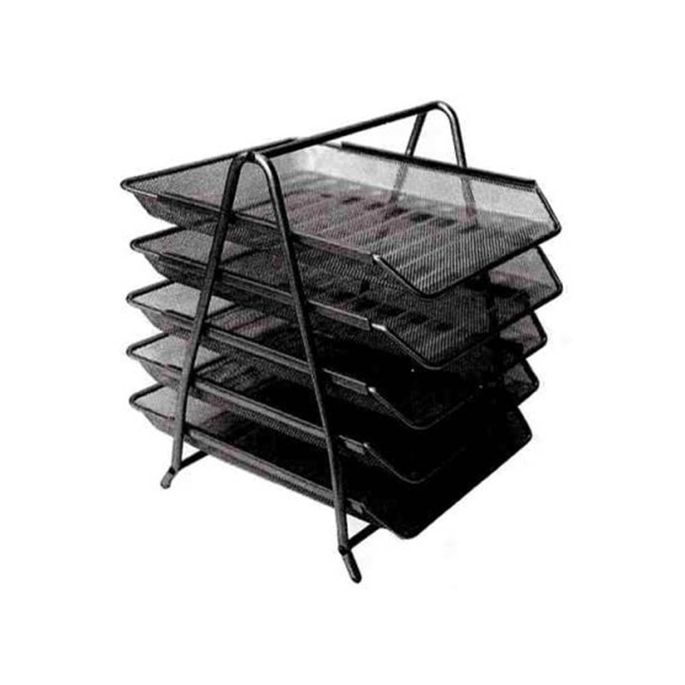 Polica za dokumentaciju 1/5 žičana - Crna